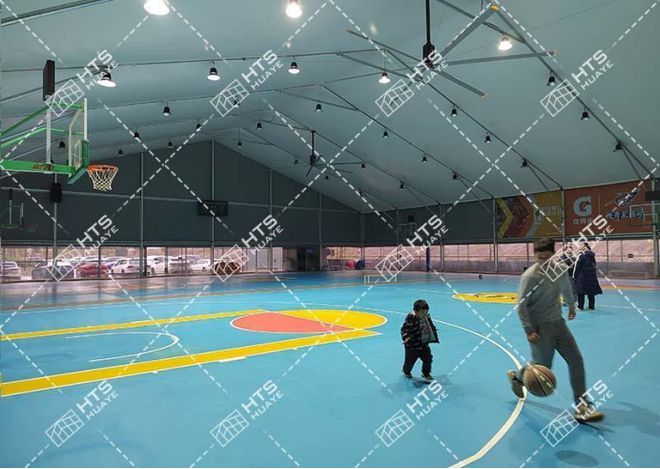 烨体育篷房给你稳稳的课堂体验qy球友会大雨、强风也不怕华(图5)